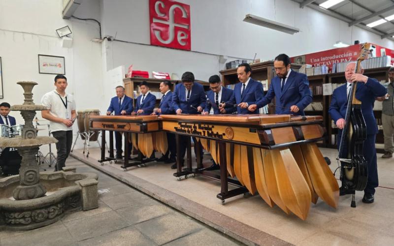 Agrupación Marimbística Q’ojonel Soon comenzó marzo con múltiples actividades