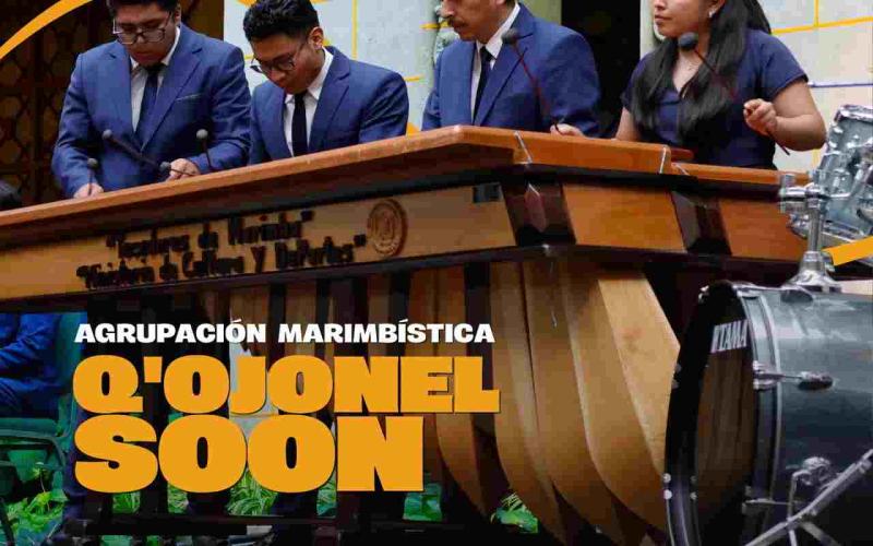 ¡La tierra de Los Altos vibrará con la alegría de la agrupación marimbística Q’ojonel Soon