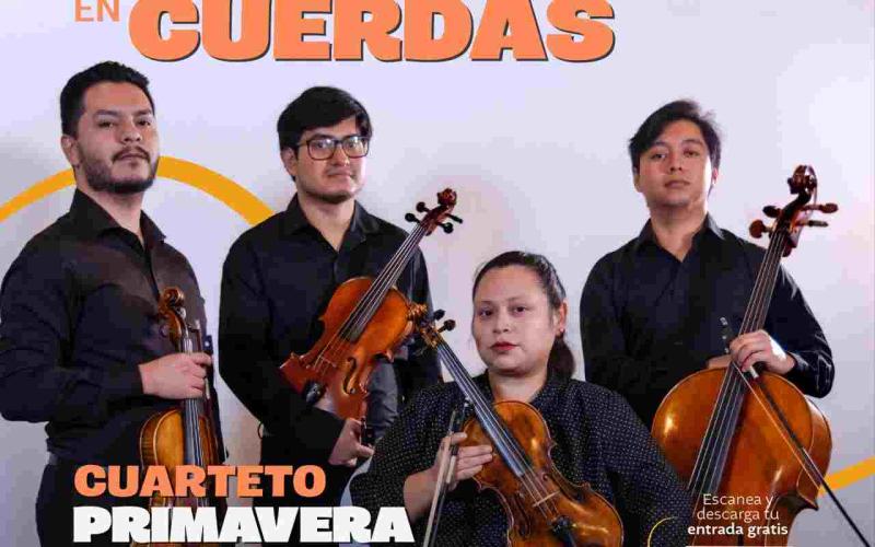 Sábados Clásicos a cargo del Cuarteto Primavera llega al MUNAG