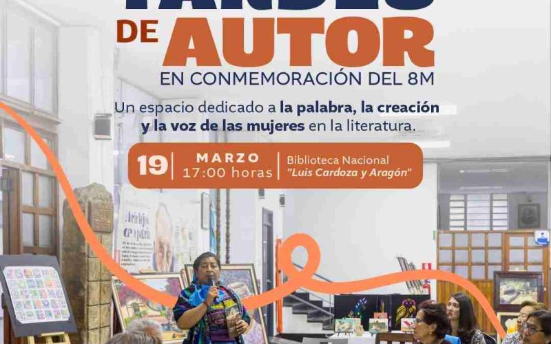 Tardes de Autor en conmemoración del 8M