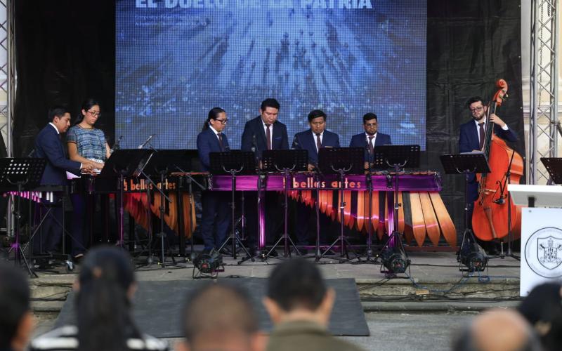 La Marimba de Bellas Artes deslumbró con sus melodías en Santo Domingo. 