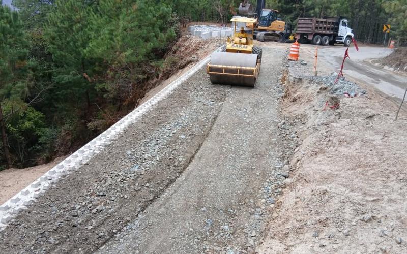 Avanza la recuperación en la ruta Salamá - Llano Grande