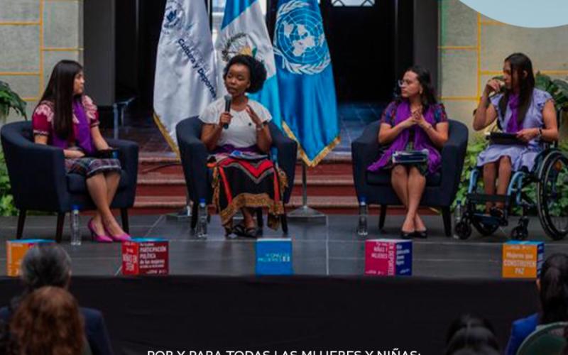 Acto “Por y para todas las mujeres y niñas: Derecho, justicia y acción”