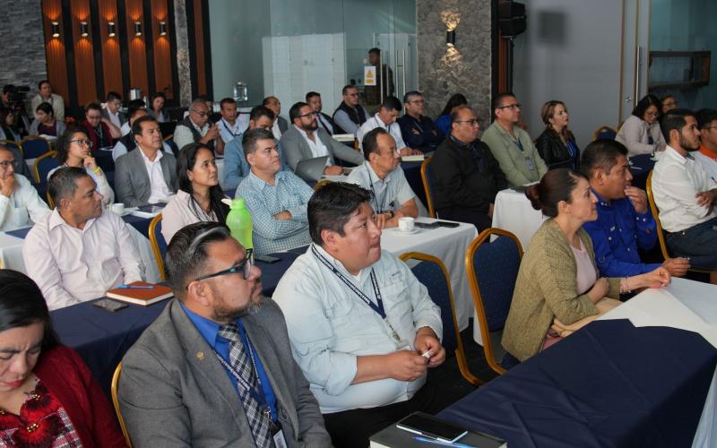 Participantes en el taller de  lineamientos de planificación, inversión para el desarrollo (normas SNIP) y presupuesto 2027 .