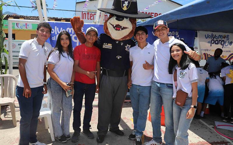 PROVIAL fortalece la educación vial para la niñez y juventud en “Volvamos al Parque” en Atescatempa