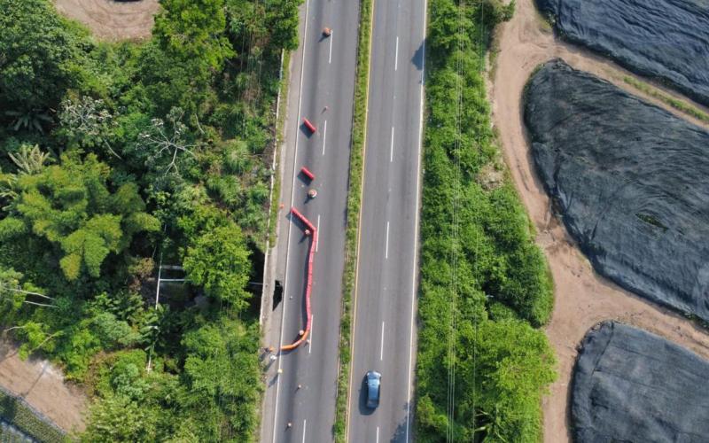 AVISO IMPORTANTE: TRABAJOS DE REHABILITACIÓN POR SOCAVAMIENTO KM 103, CA-2 OCCIDENTE (SANTA LUCÍA COTZUMALGUAPA)