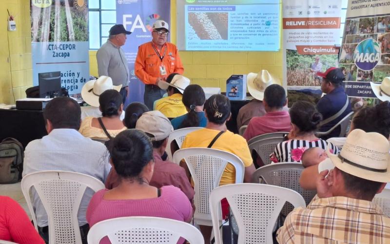CADER de Zacapa aprenden manejo de semillas de granos básicos