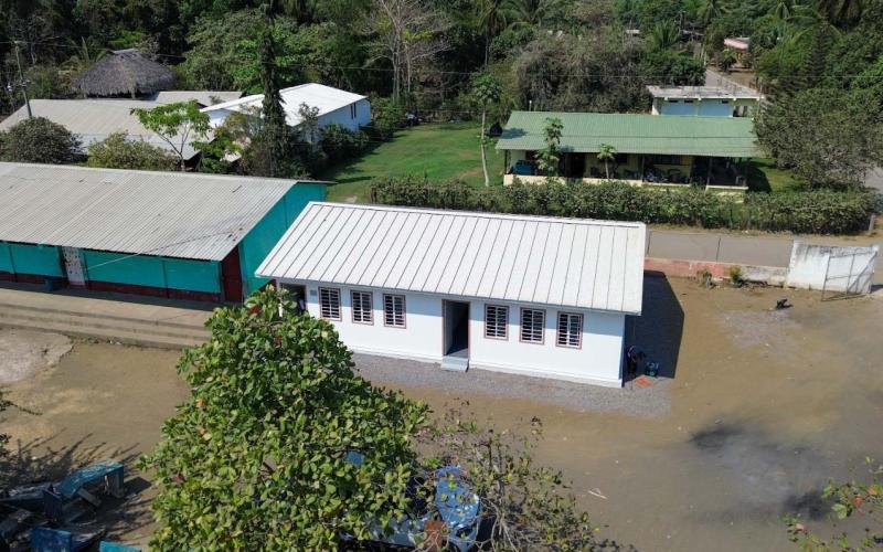 Nuevo módulo educativo fortalece enseñanza en Caserío El Triunfo 