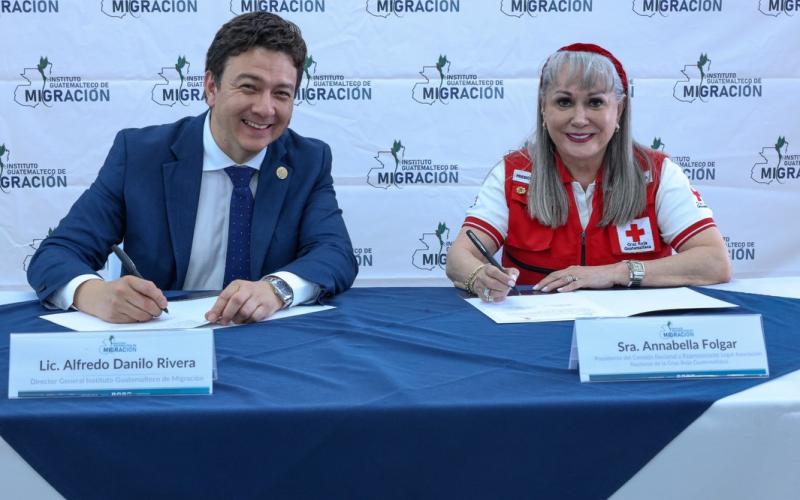 IGM y Cruz Roja Guatemalteca unen esfuerzos