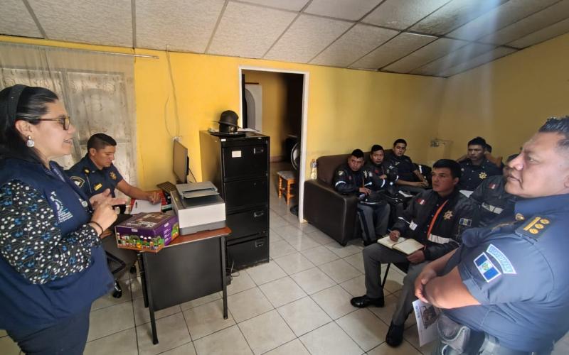 Fortalecen a brigadas contra la violencia y la trata de personas en Salcajá