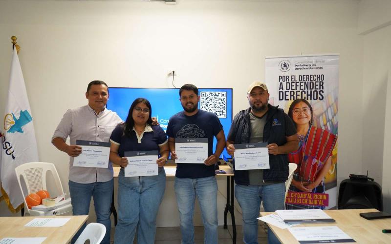 Uncosu fortalece su labor con enfoque en derechos humanos