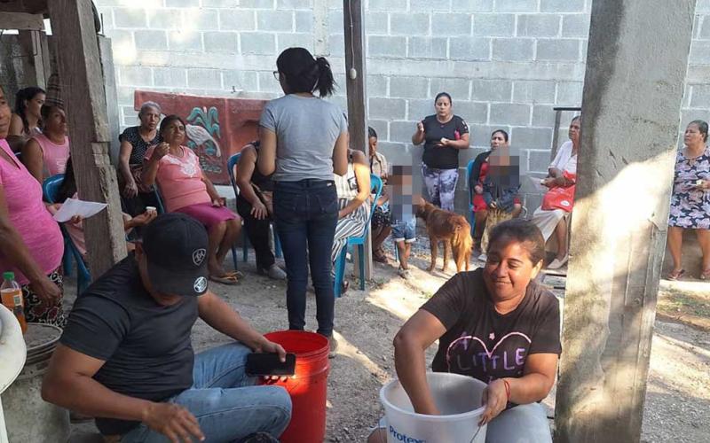 Familias de Asunción Mita aprende a elaborar abonos orgánicos