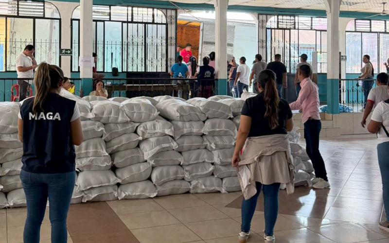 Más familias de Suchitepéquez y Quetzaltenango recibirán alimentos