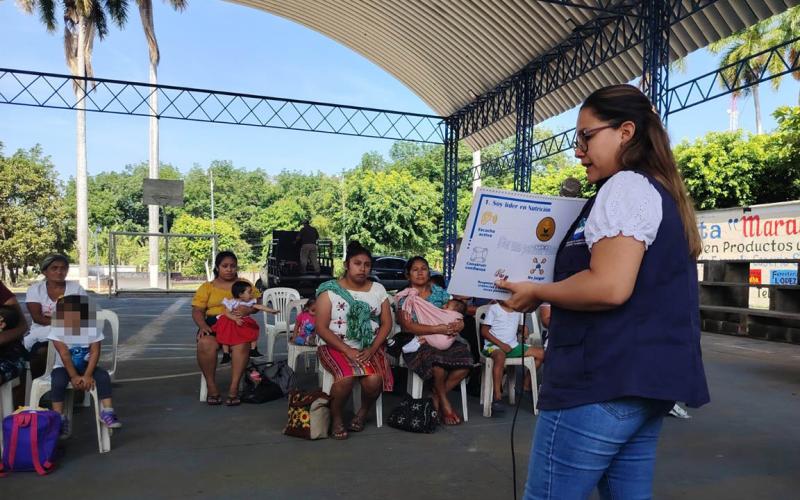 Madres fortalecen prácticas alimentarias para la recuperación infantil en Suchitepéquez