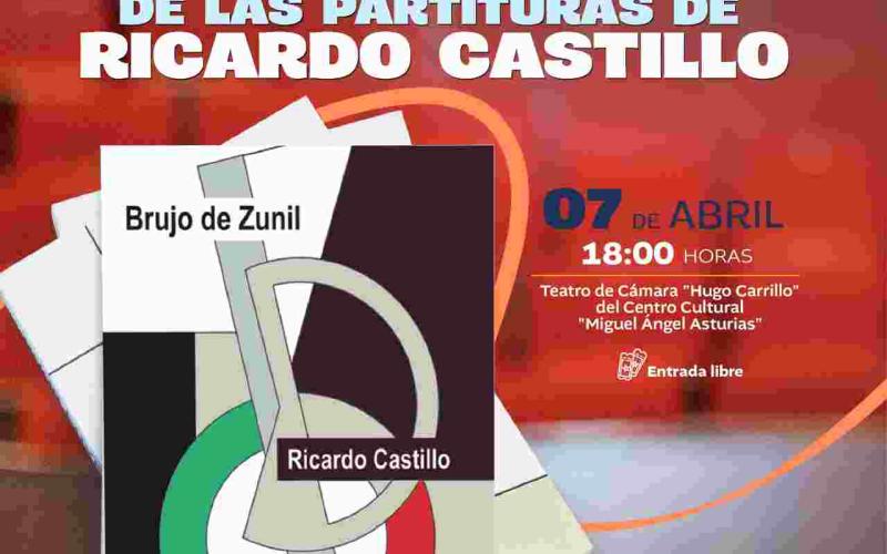 Presentación y entrega de las partituras del maestro quetzalteco Ricardo Castillo