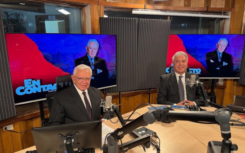 Viceministro de Comunicaciones, Ing. José Raúl Solares, visita Radio TGW