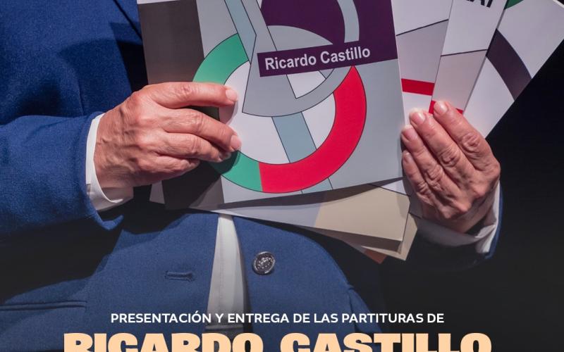 Presentación y entrega de partituras de Ricardo Castillo