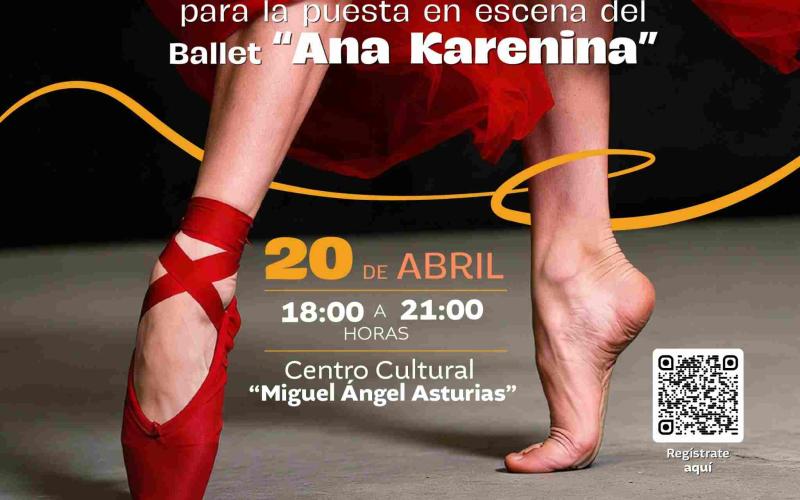Audiciones para la puesta en escena del ballet “Anna Karenina”