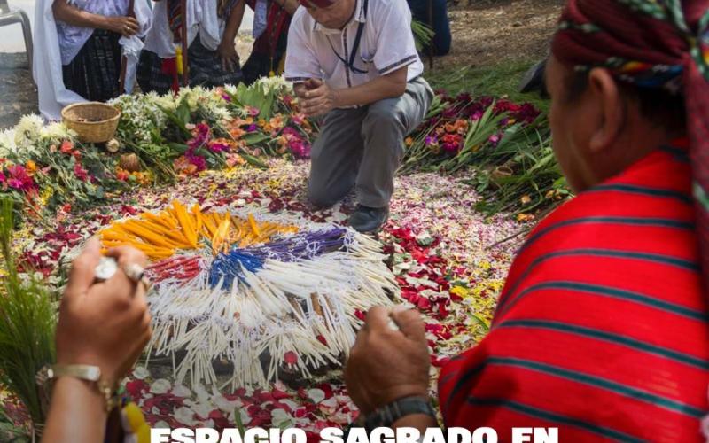 Espacio sagrado en territorio Poqoman