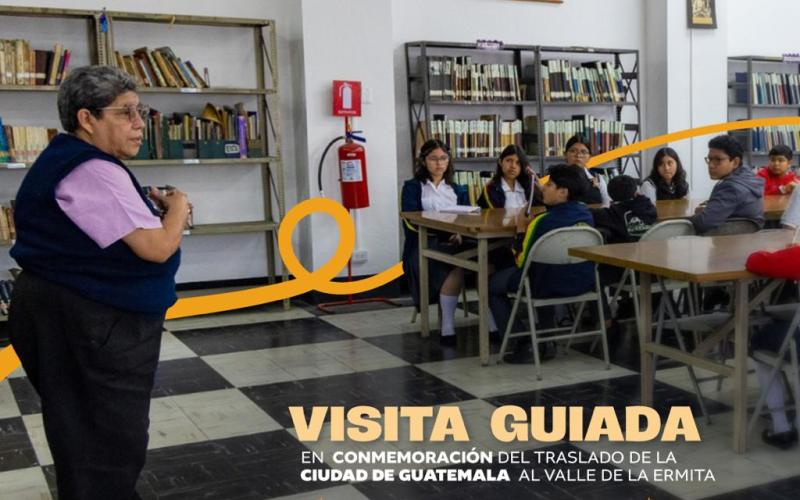 Visita guiada en la Biblioteca Nacional “Luis Cardoza y Aragón”