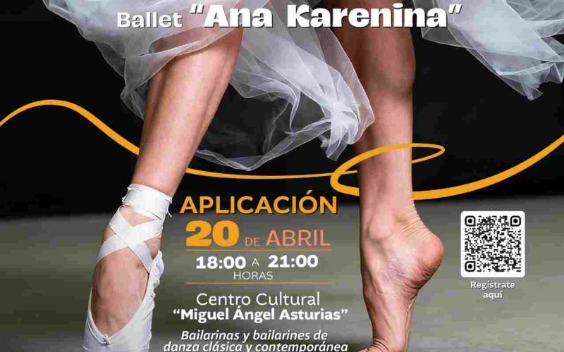 Audiciones para integrar la puesta en escena del ballet “Ana Karenina”