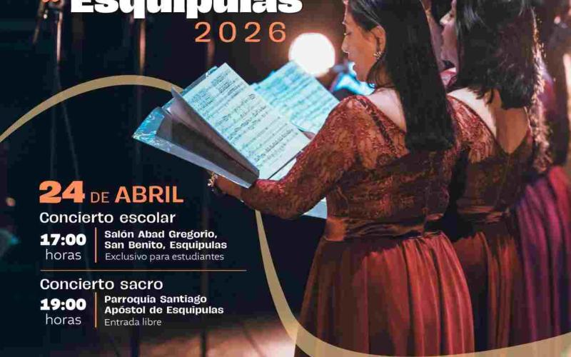 El Coro Nacional de Guatemala llega a Esquipulas