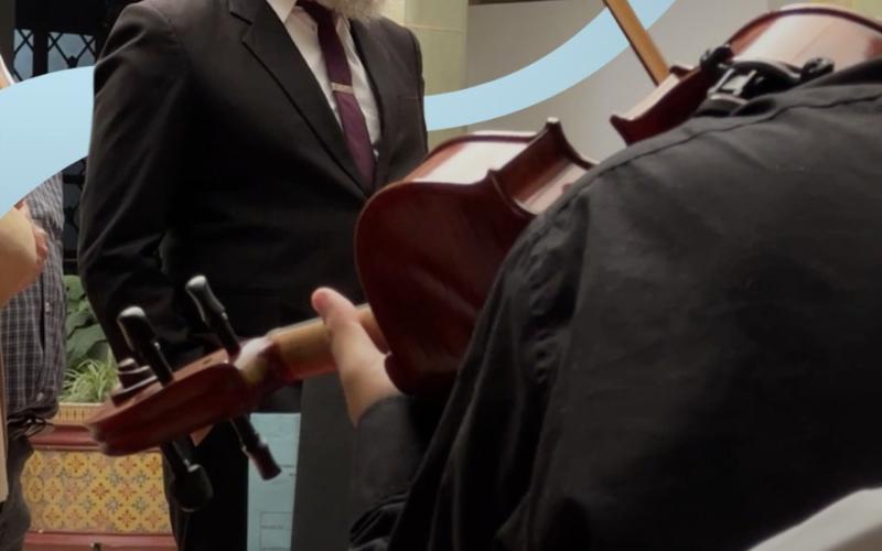 El Cuarteto Primavera y el Quinteto Xocomil realizaron uno de sus ensayos abiertos