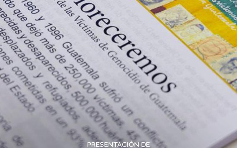 “Floreceremos: memorial de las víctimas del genocidio en Guatemala”