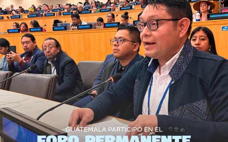 El Viceministro de Interculturalidad, Santos Alvarado, participó en el Foro Permanente para las Cuestiones Indígenas de la ONU