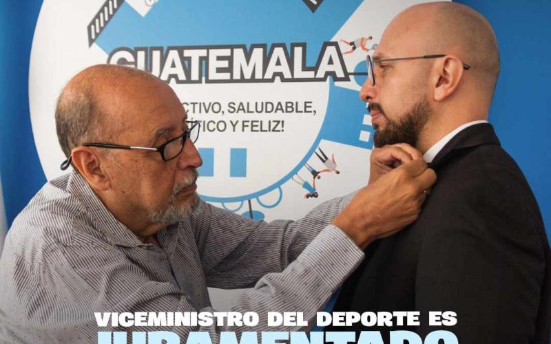 Viceministro del Deporte y la Recreación, Ricardo José Alvarado, fue juramentado