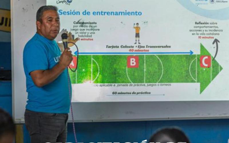 Promotores deportivos de distintos municipios participaron en Juego Limpio