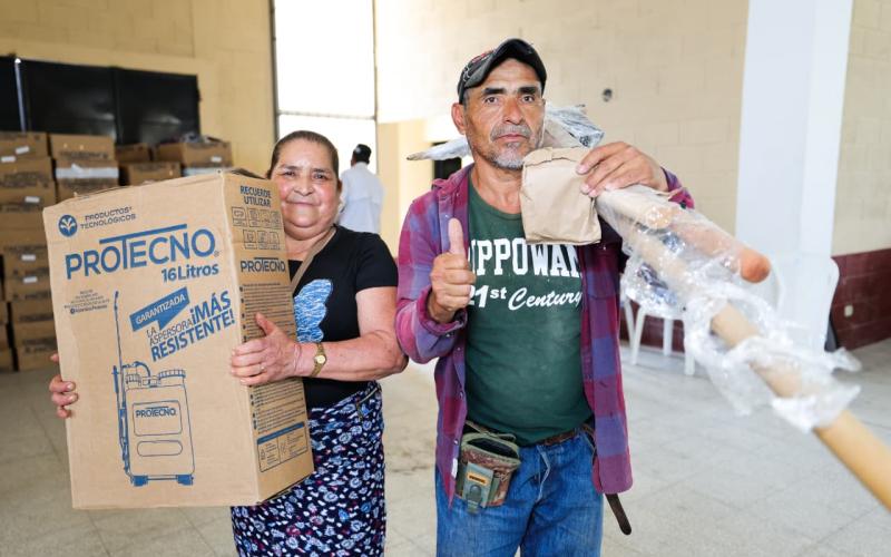 Huertos familiares fortalecen alimentación de familias de Santa Catarina Mita