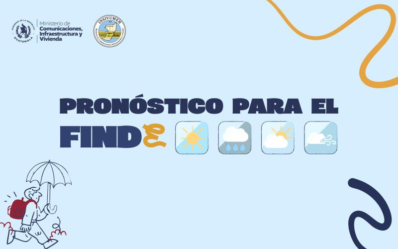 Posibles lluvias y altas temperaturas: Insivumeh emite pronóstico para el fin de semana 