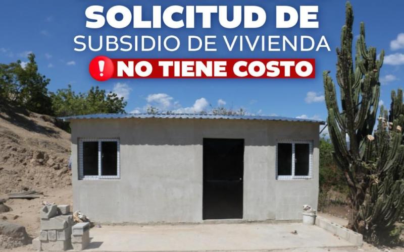 FOPAVI recuerda a la población que el trámite de solicitud de subsidio de vivienda no tiene costo