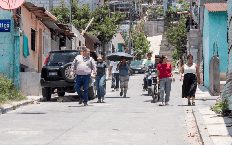 UDEVIPO realiza evaluación técnica y levantamiento territorial en asentamiento de Villa Nueva
