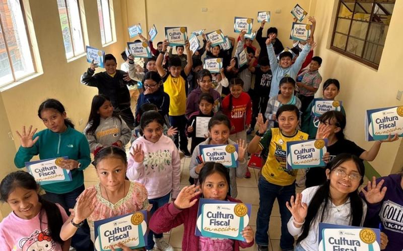 Minfin y SAT se unen para enseñar a los niños sobre cultura fiscal