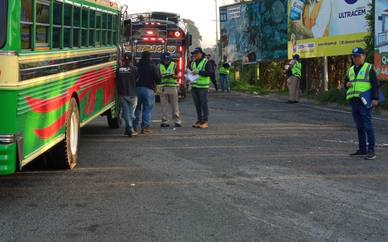Sancionan irregularidades en transporte extraurbano tras operativo en Carretera a El Salvador
