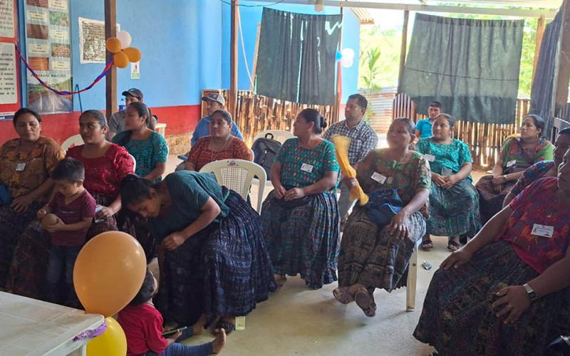 Mujeres Q’eqchi’ fortalecen liderazgo y mejoran sus oportunidades productivas