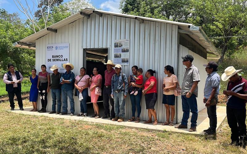 Supervisan huertos comunales y bancos de semillas en Zacapa