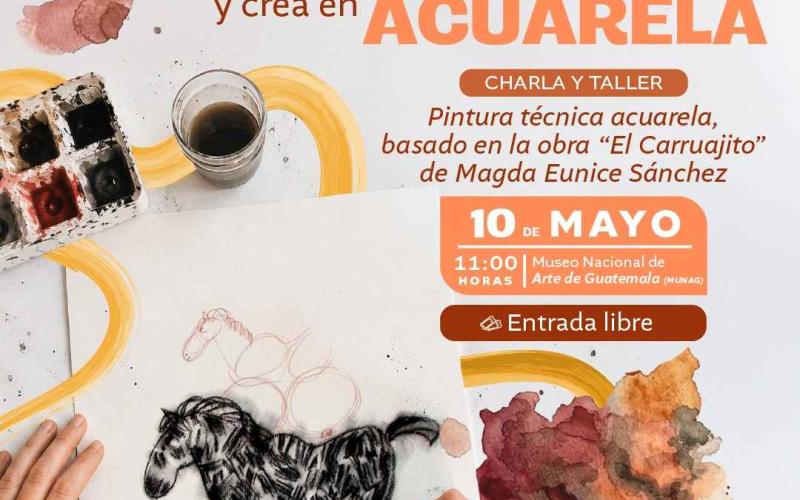 Inspírate y crea en acuarela en el MUNAG
