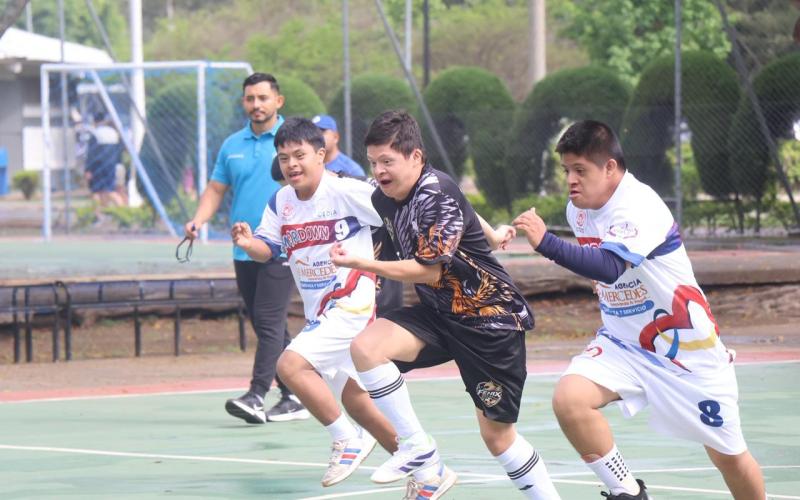 Campo Marte reunió a jóvenes talentos durante jornada preselectiva de Futsal Down