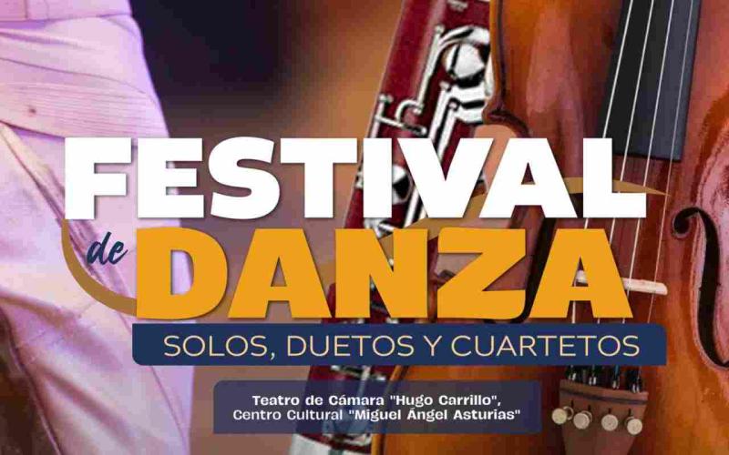 Festival de danza, solos, duetos y cuartetos
