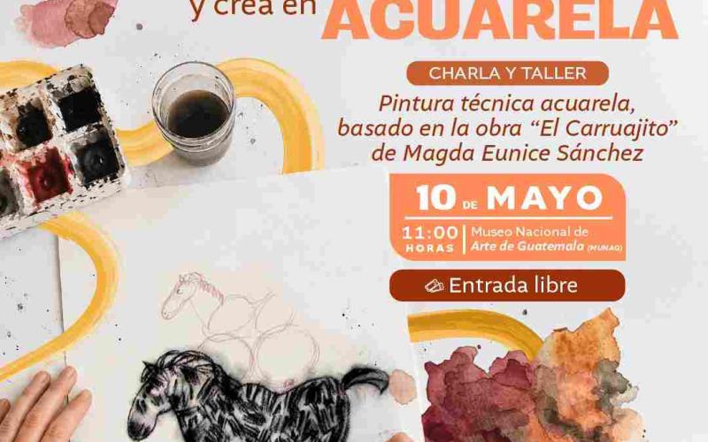Charla y taller pintura técnica acuarela