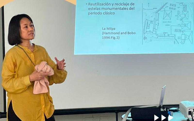 Brindan conferencia sobre estructuras postclásicas del sitio arqueológico Tayasal