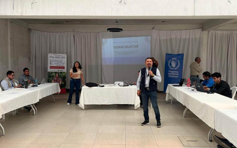 Impulsan acciones de agricultura familiar y nutrición en Quiché