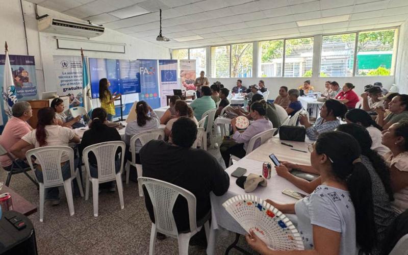Fortalecen capacidades en seguridad alimentaria y agricultura familiar