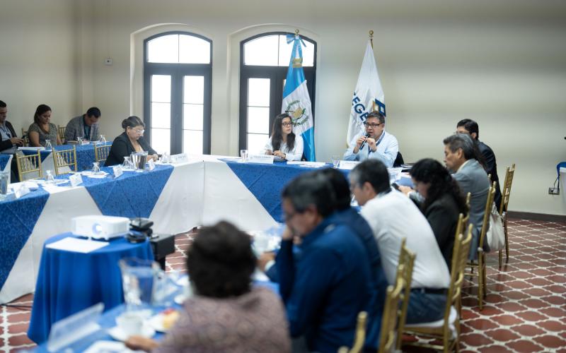 La sesión de la Comisión K'atun reunió a representantes gubernamentales y de sociedad civil. 