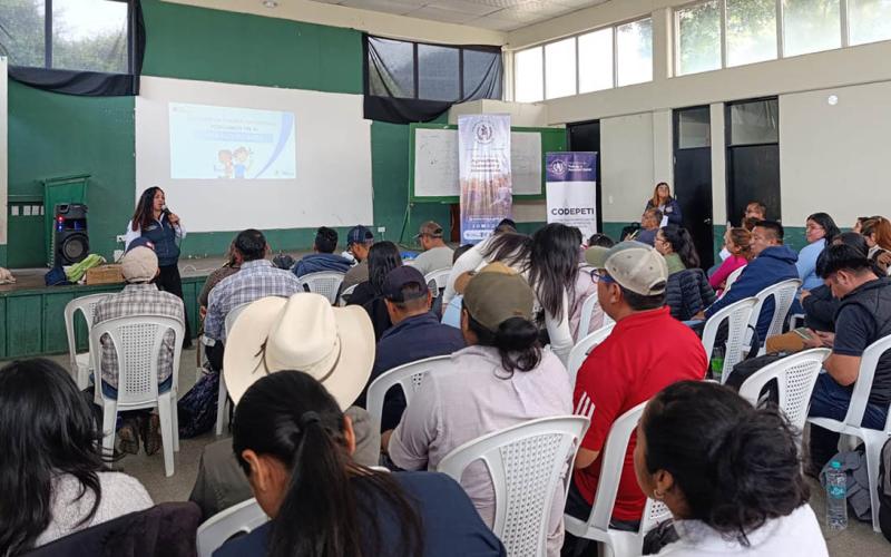 Extensionistas de San Marcos capacitados en temas de erradicación del trabajo infantil