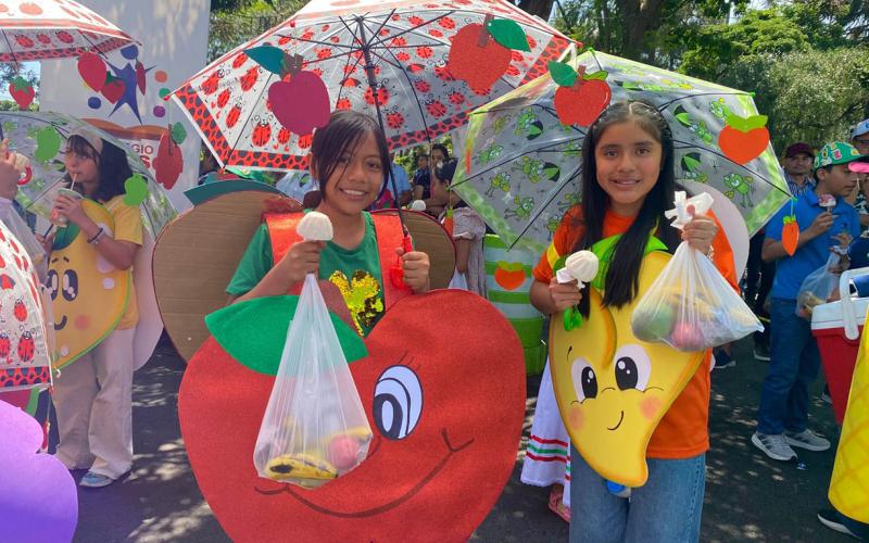 Fomentan hábitos alimenticios saludables en escolares de Chimaltenango