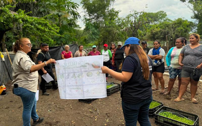 Huertos familiares fortalecen la alimentación infantil en comunidades de Escuintla